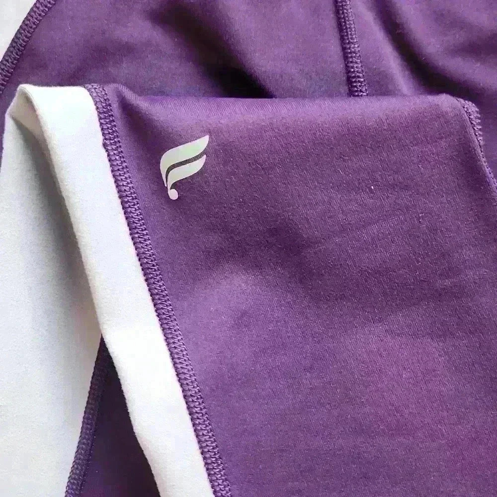 Fabletics Powerhold Luxe Plum/Dusted Lilac Leggins - Picture 9 of 9